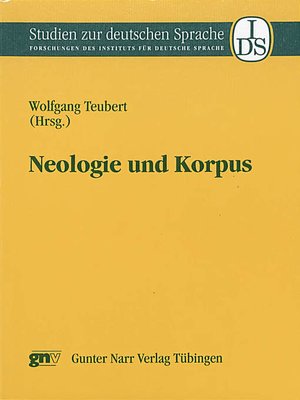 cover image of Neologie und Korpus